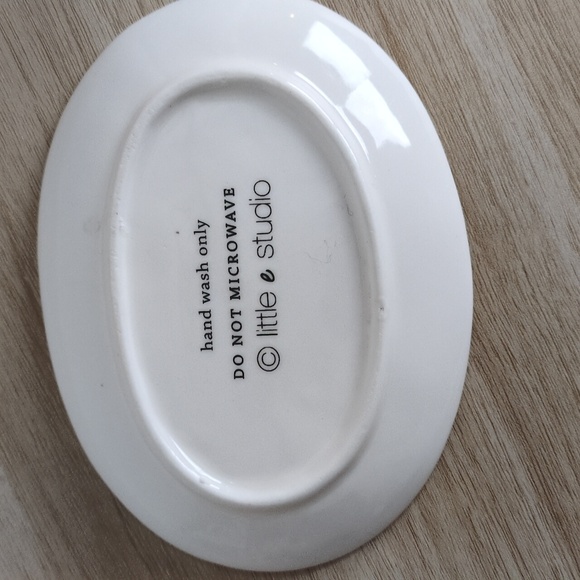 Festive Pink and Gold Noel Trinket Dish - Picture 4 of 4